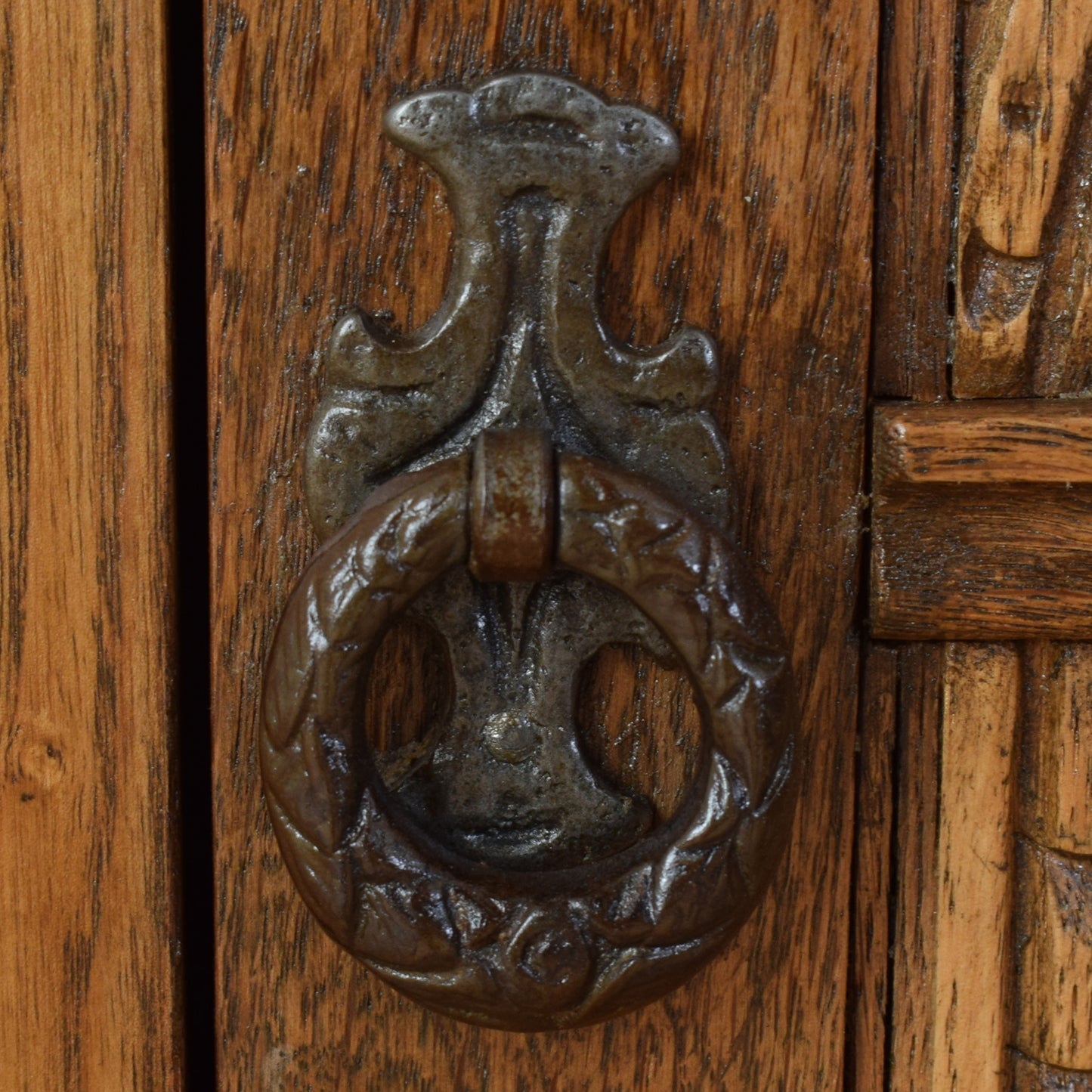 Oak Credence Cabinet