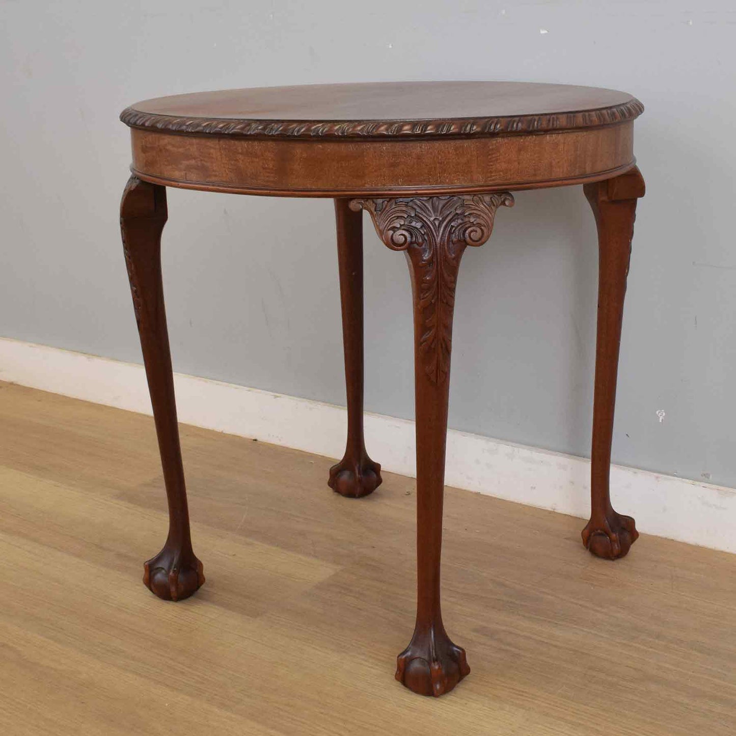 Refinished Mahogany Side Table
