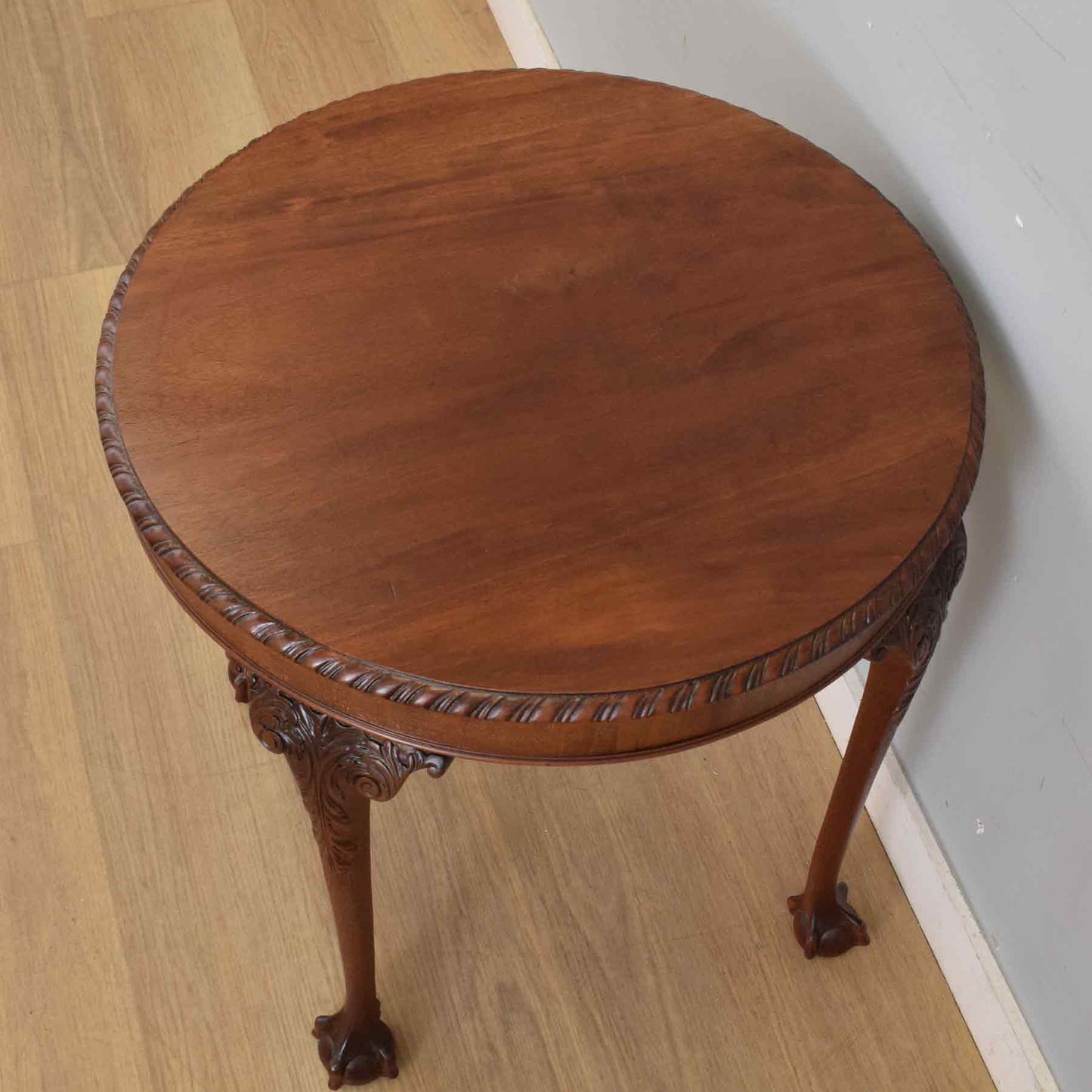 Refinished Mahogany Side Table