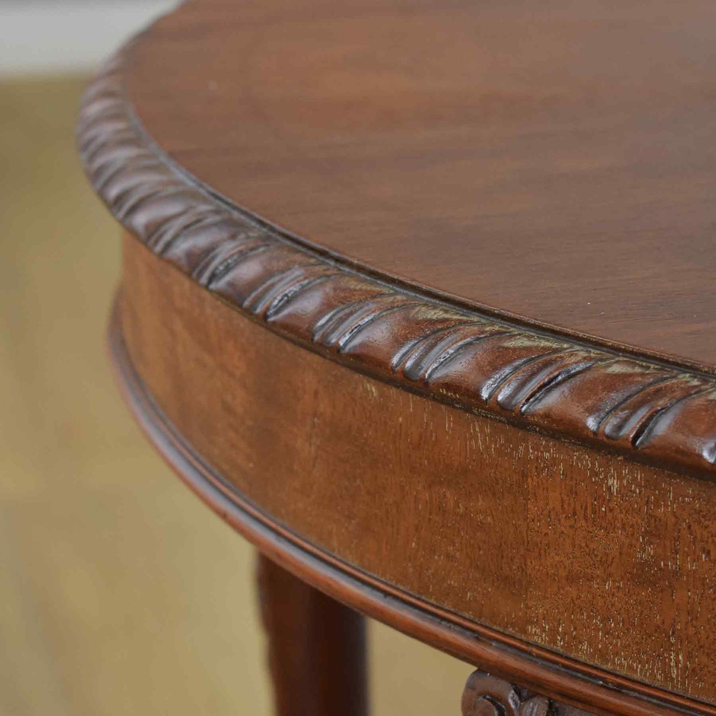 Refinished Mahogany Side Table