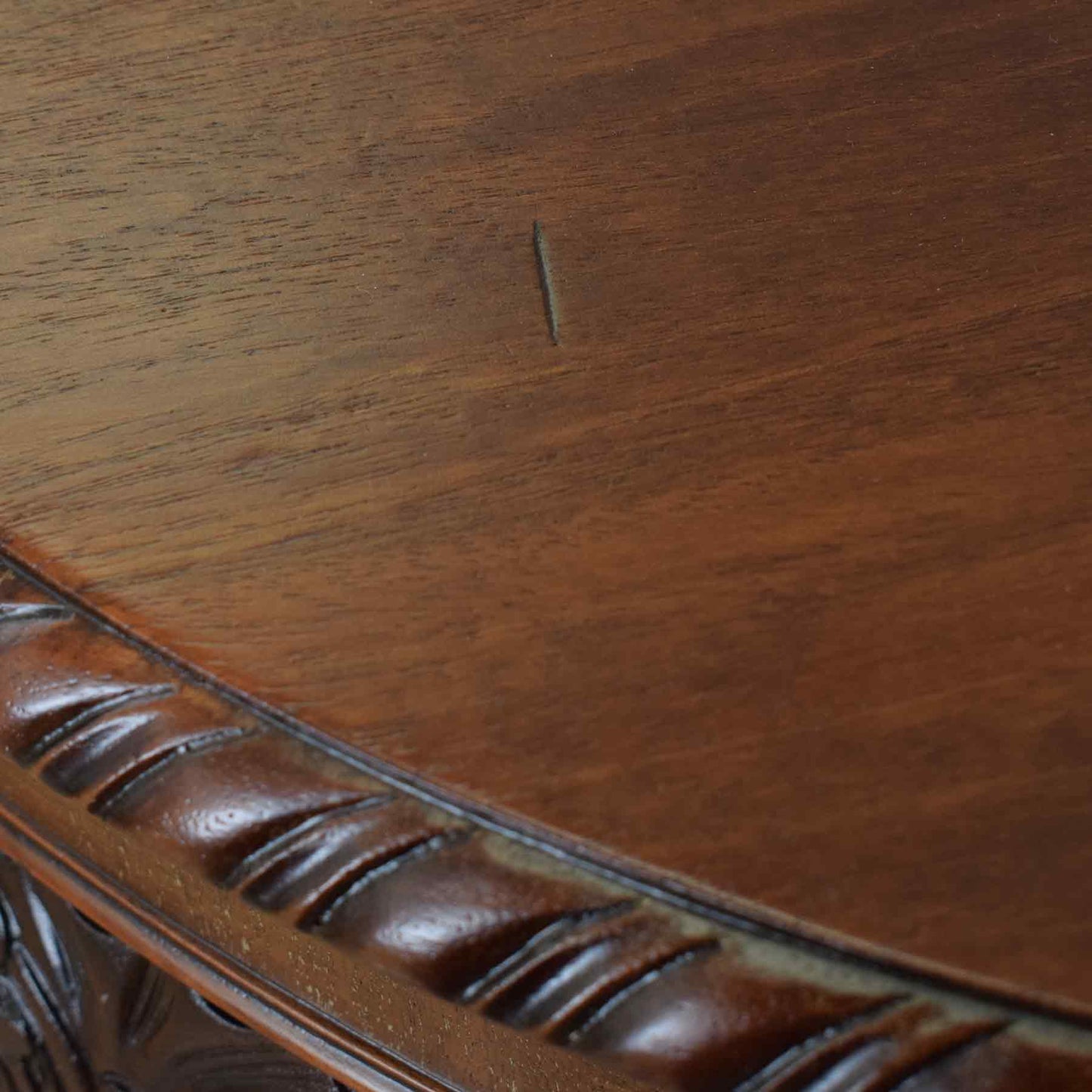 Refinished Mahogany Side Table