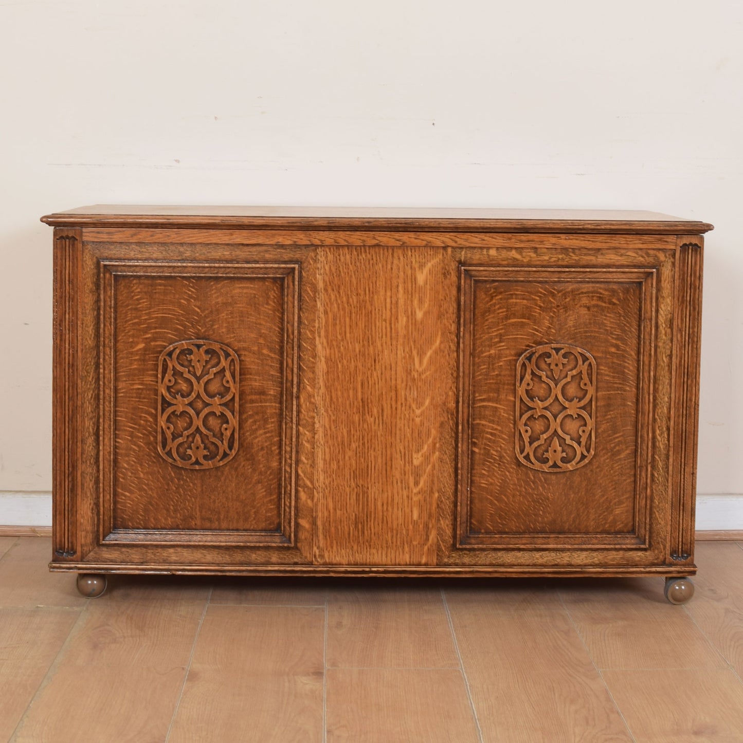 Large Oak Blanket Box