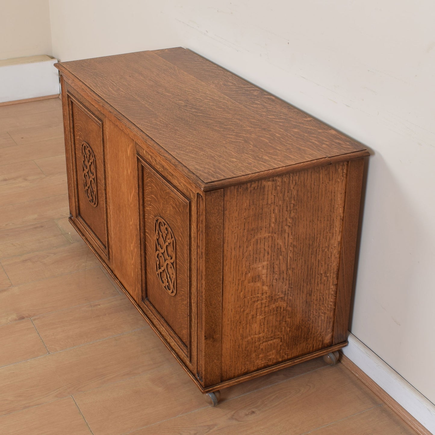 Large Oak Blanket Box