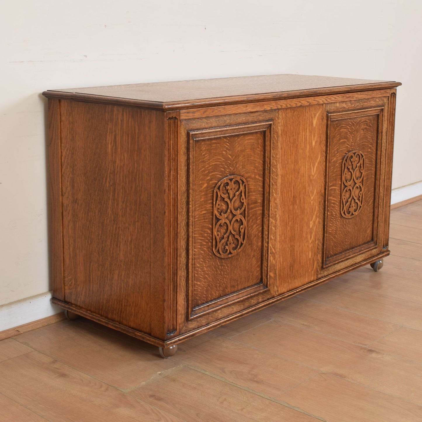 Large Oak Blanket Box