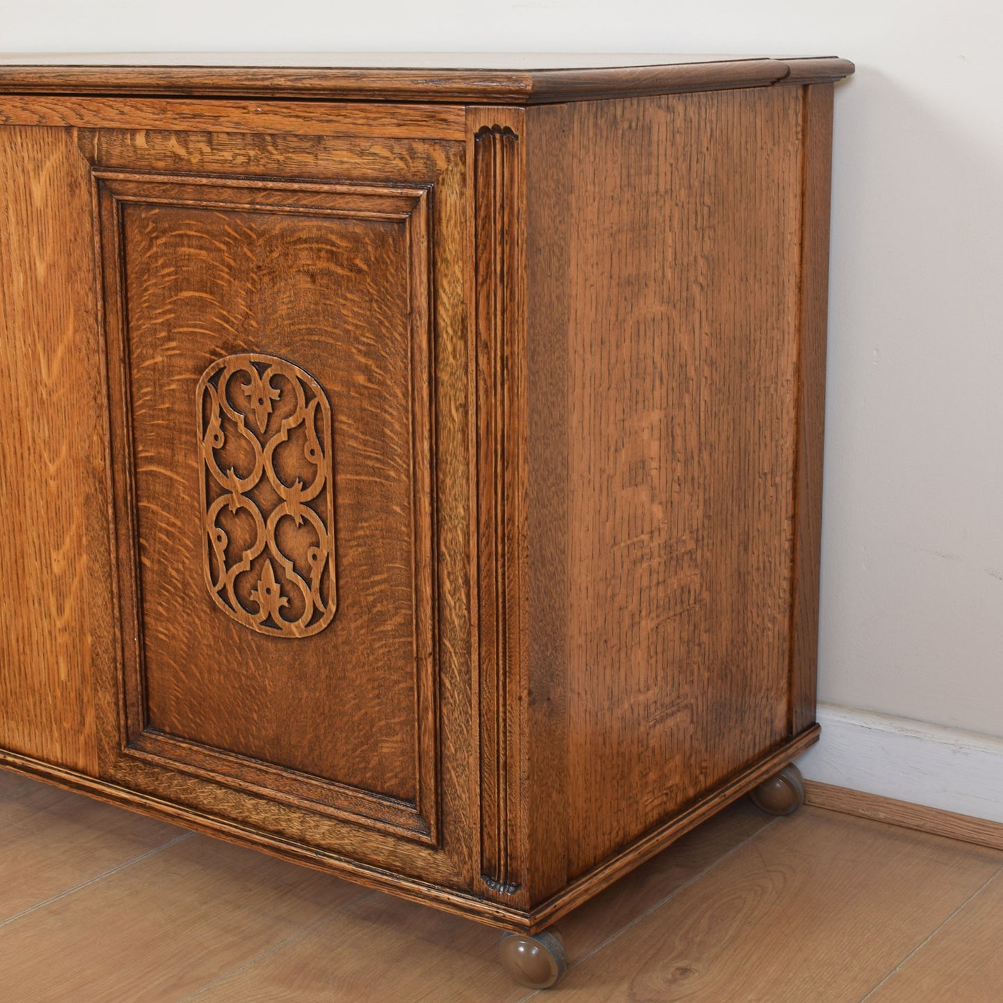 Large Oak Blanket Box
