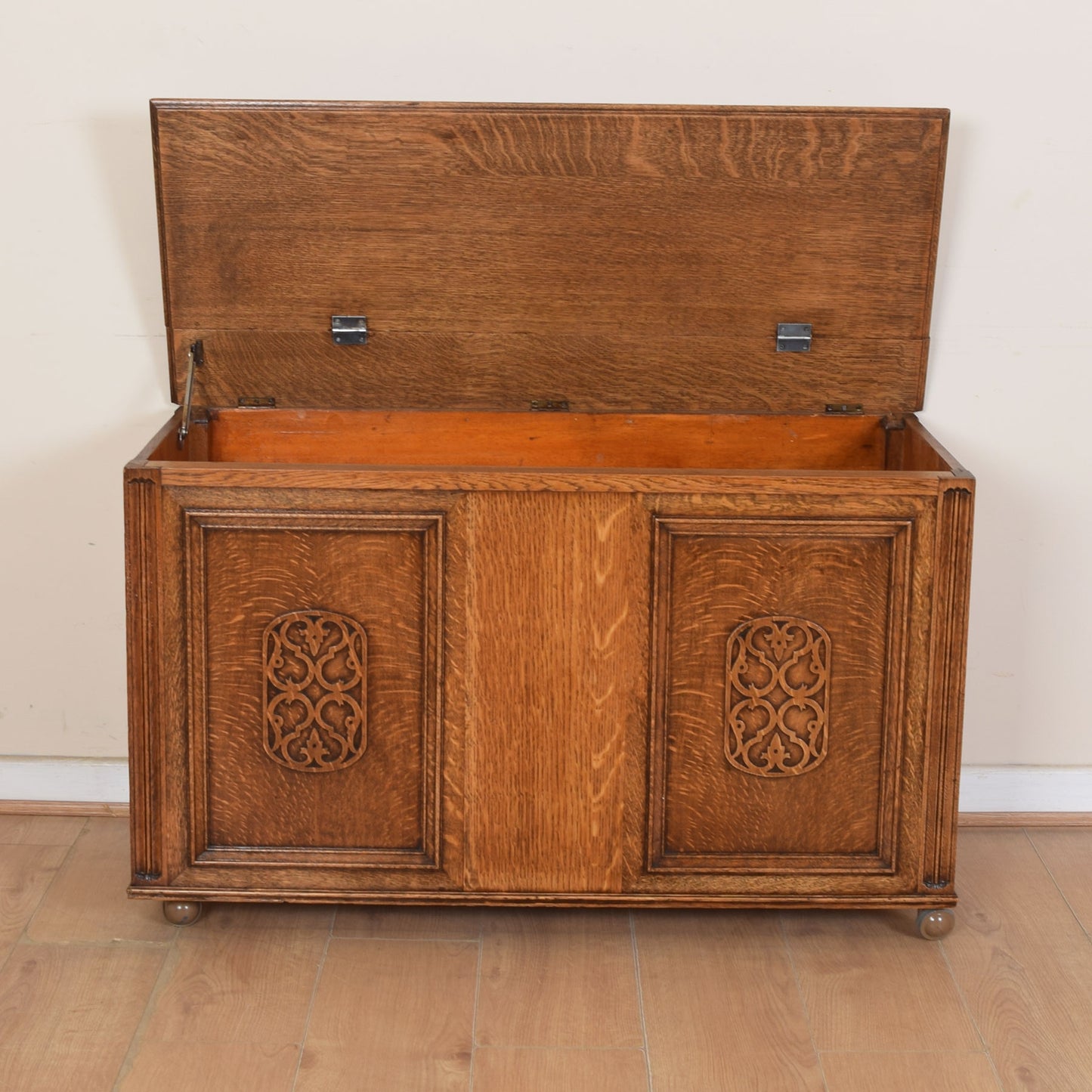Large Oak Blanket Box