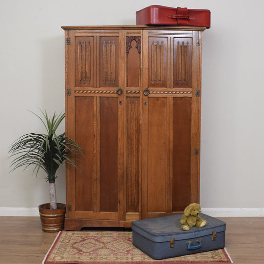 Restored Oak Wardrobe