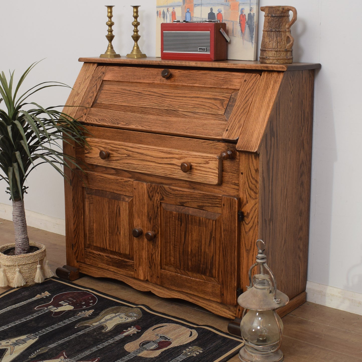 Restored Oak Bureau