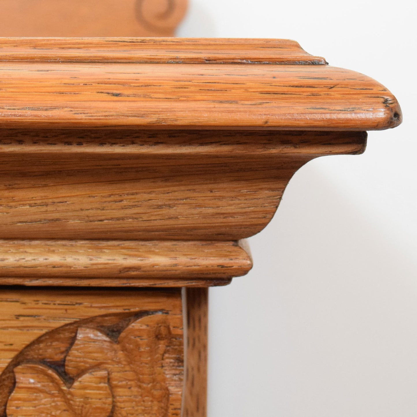 Carved Oak Sideboard