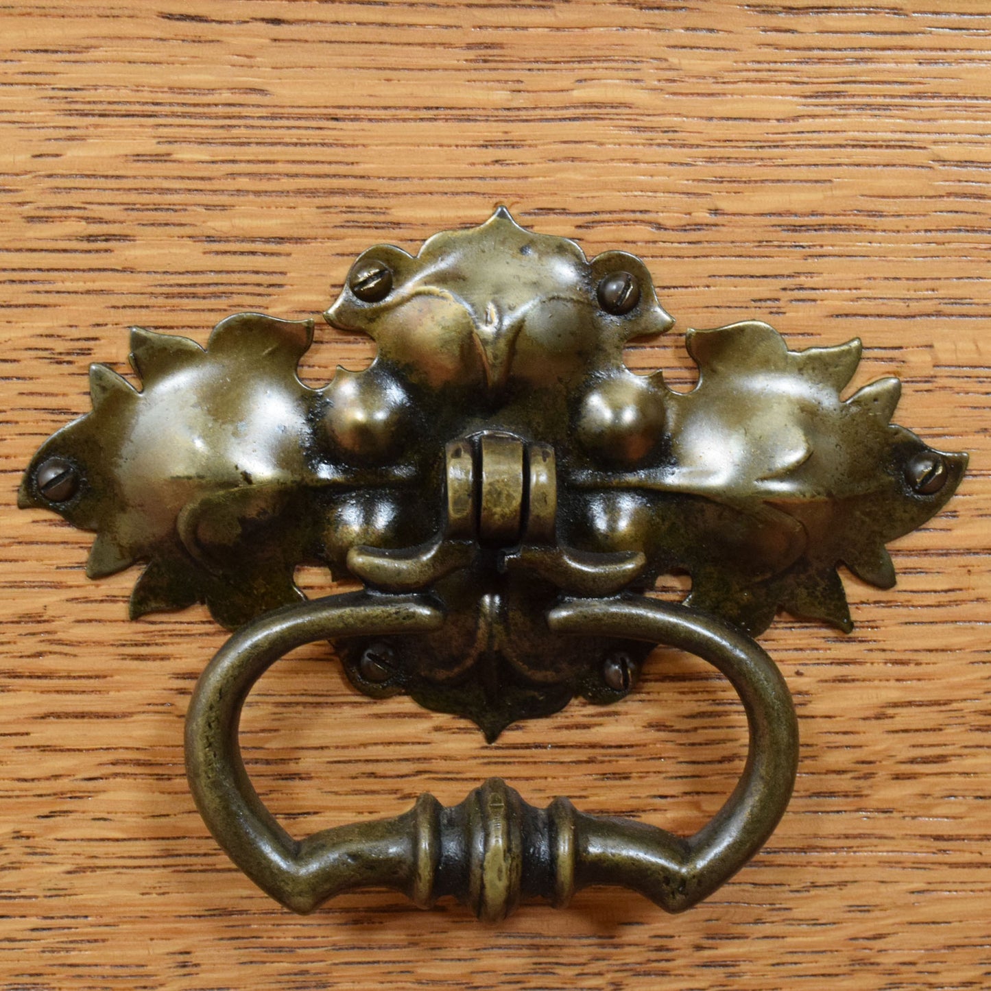 Carved Oak Sideboard