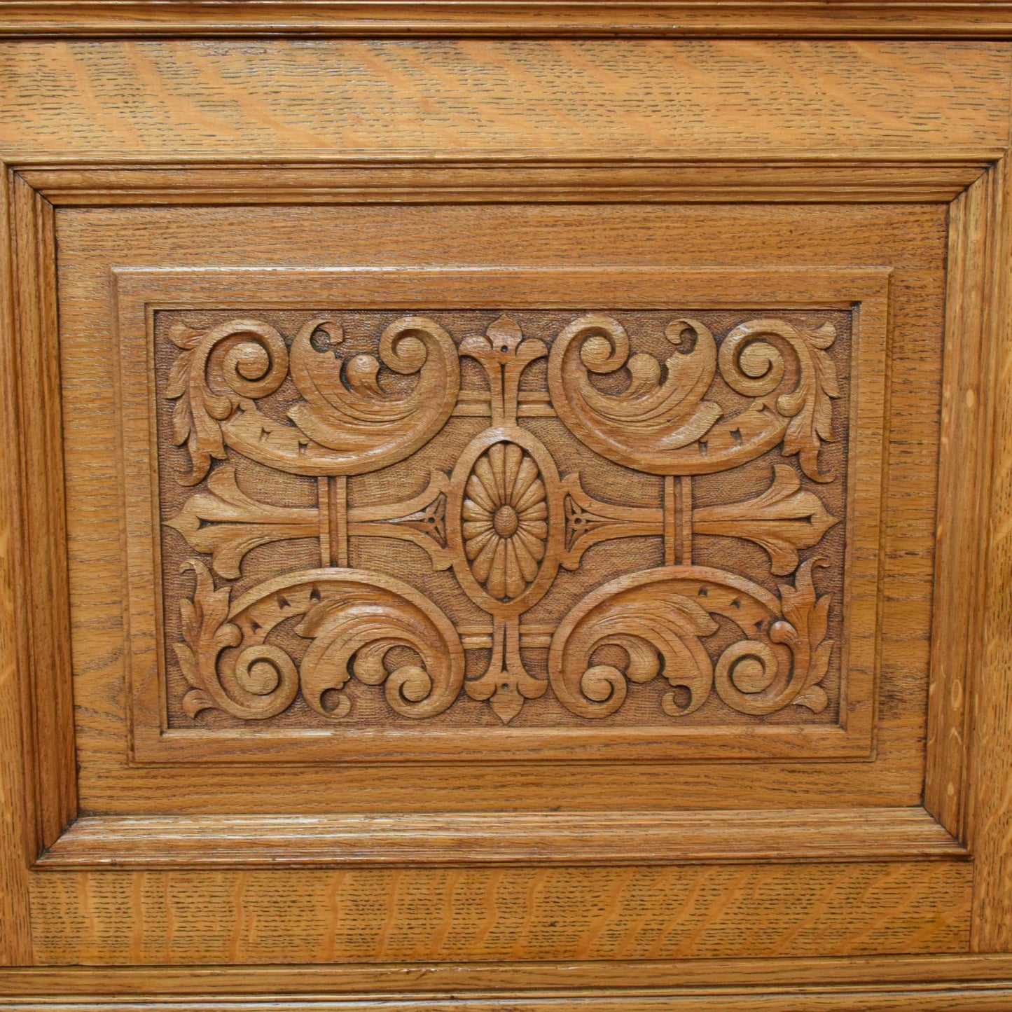 Carved Oak Sideboard