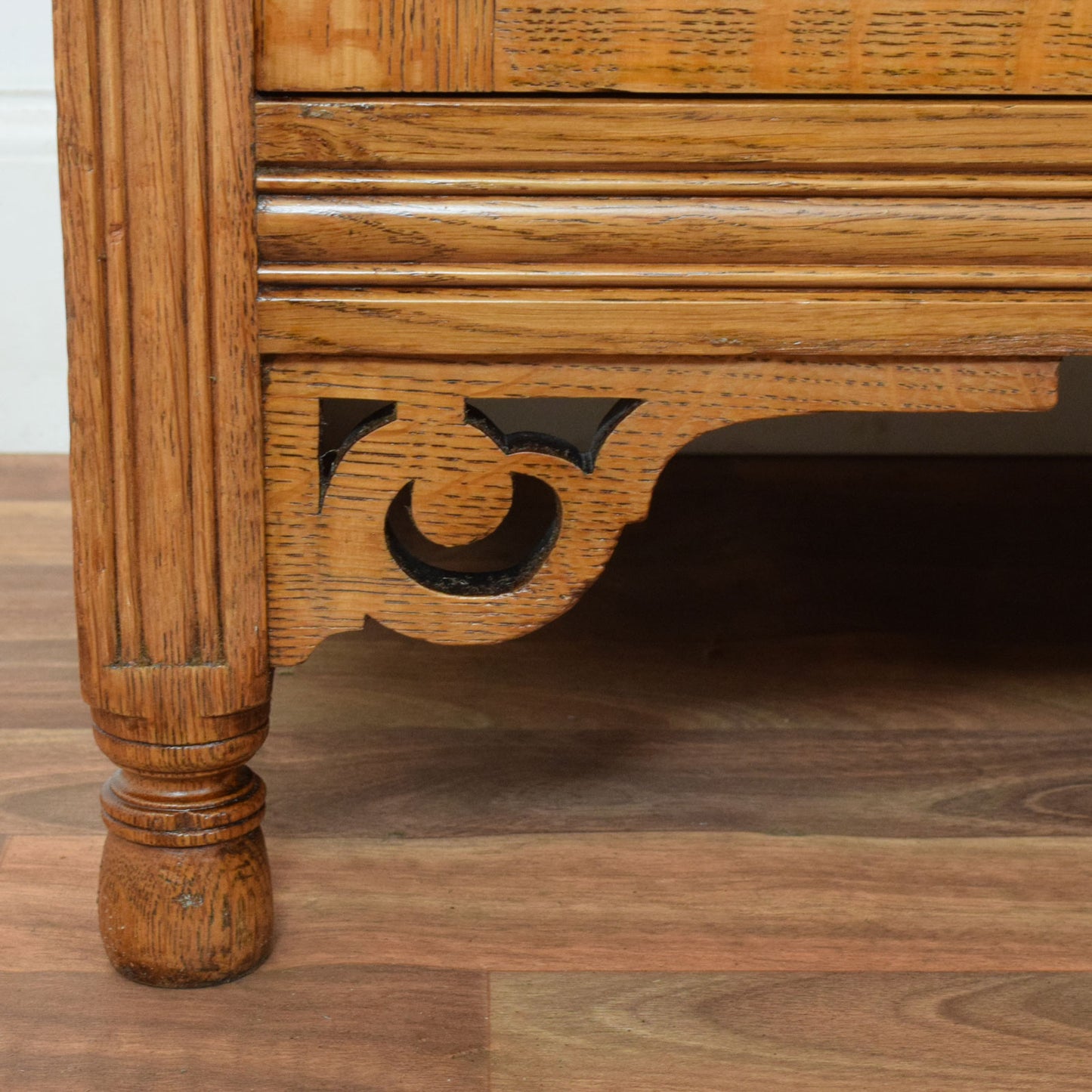 Carved Oak Sideboard