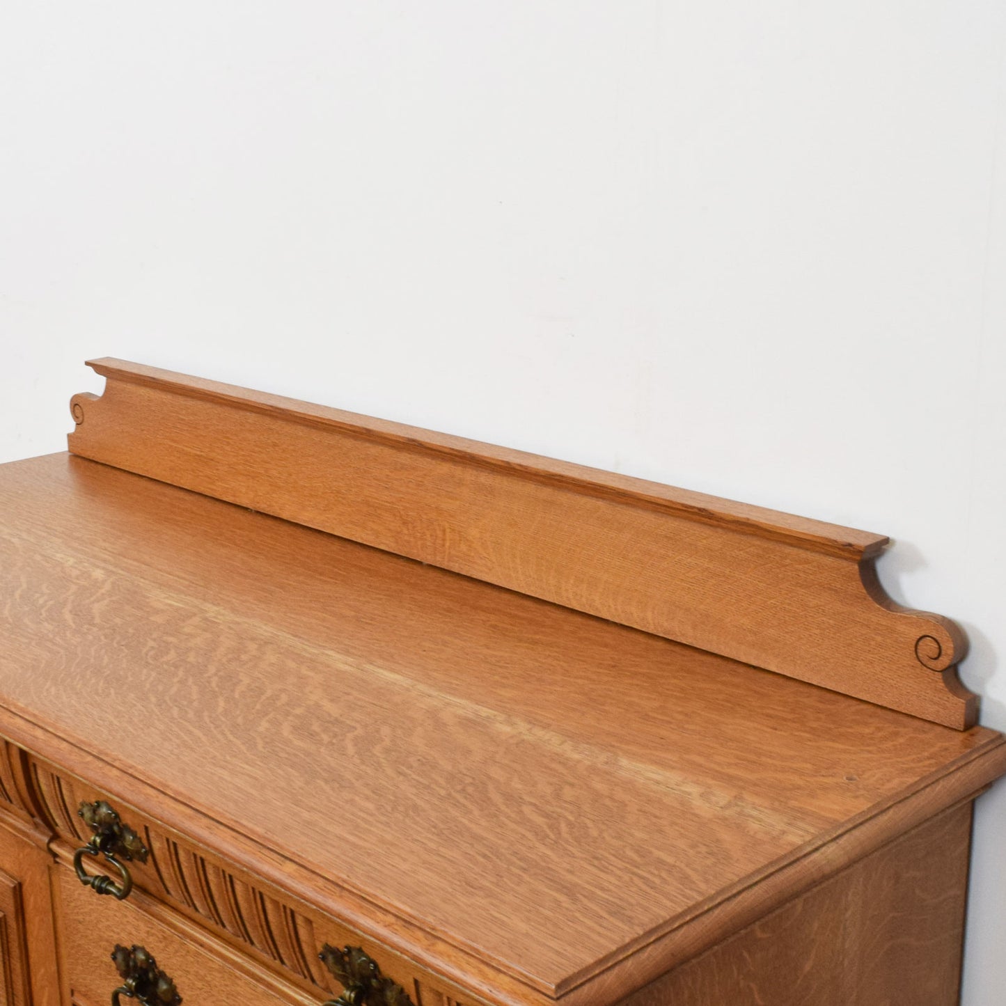 Carved Oak Sideboard
