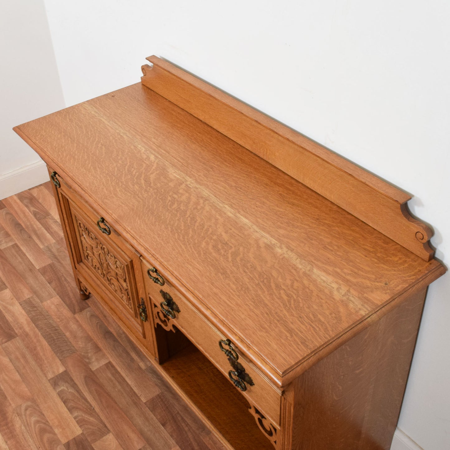 Carved Oak Sideboard