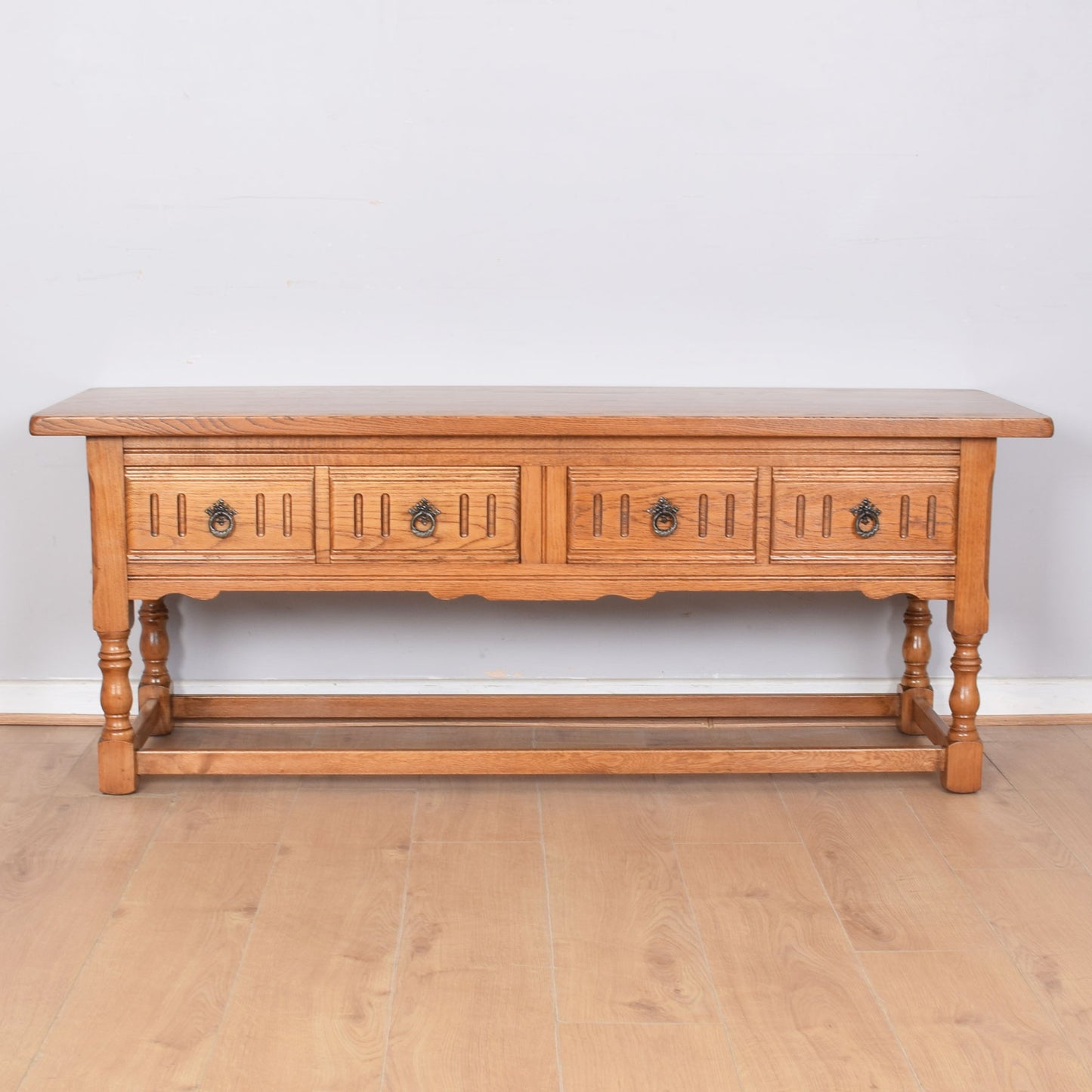 Old Charm Low Console Table