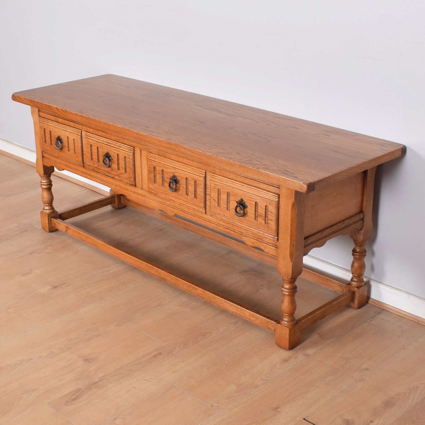 Old Charm Low Console Table