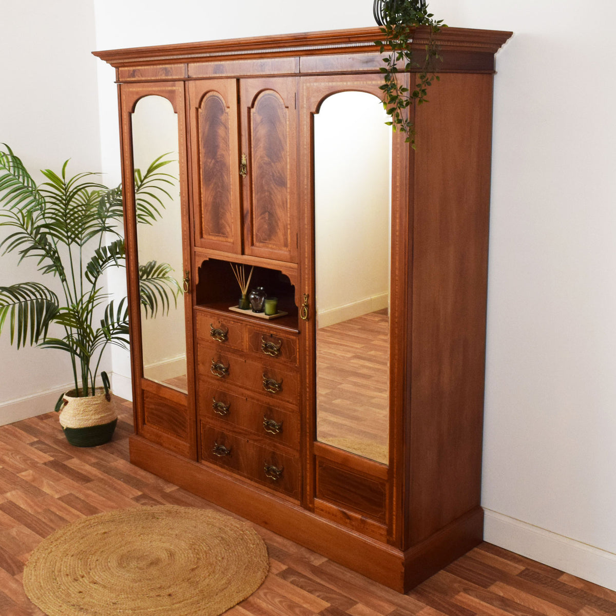 Inlaid Mahogany Compactum