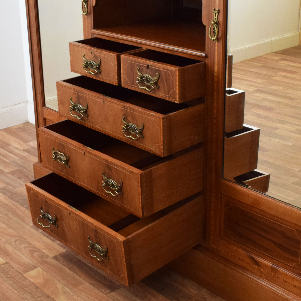 Inlaid Mahogany Compactum