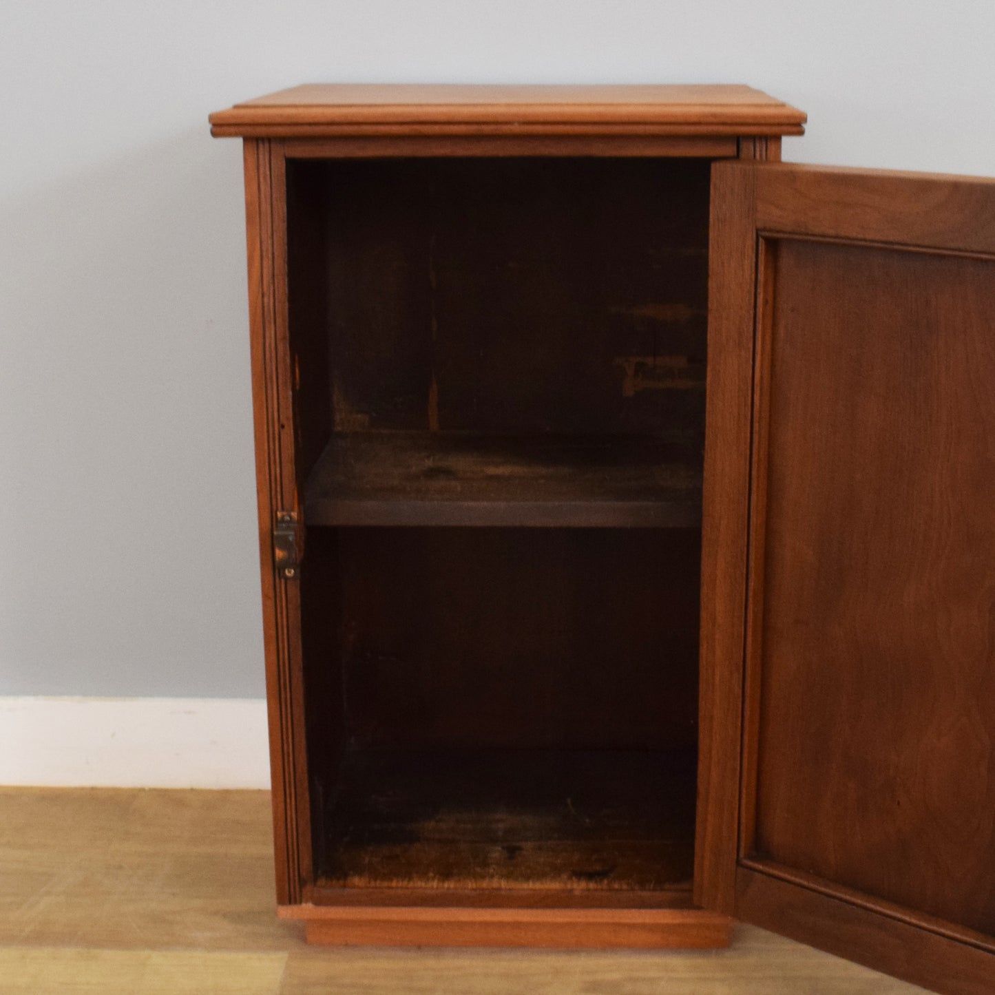 Carved Mahogany Pot Cupboard