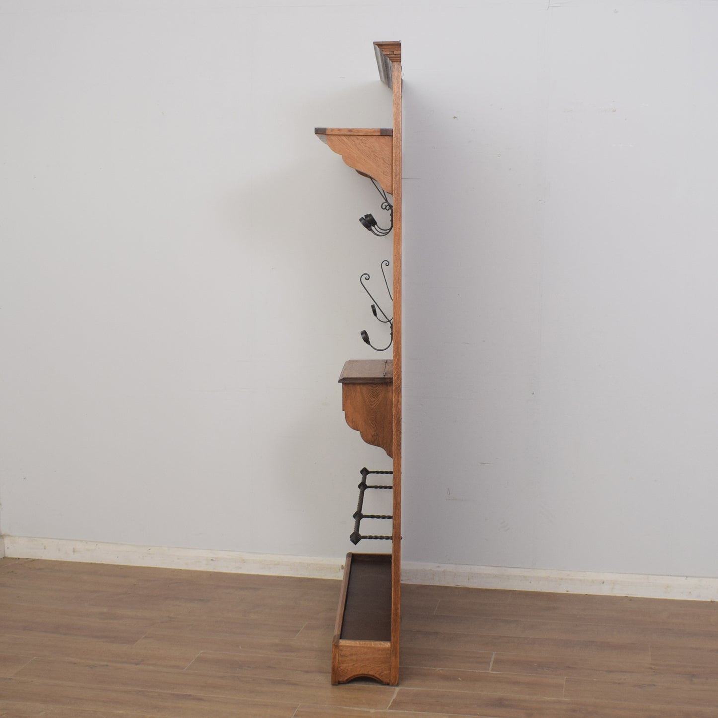 Carved Oak Hallstand