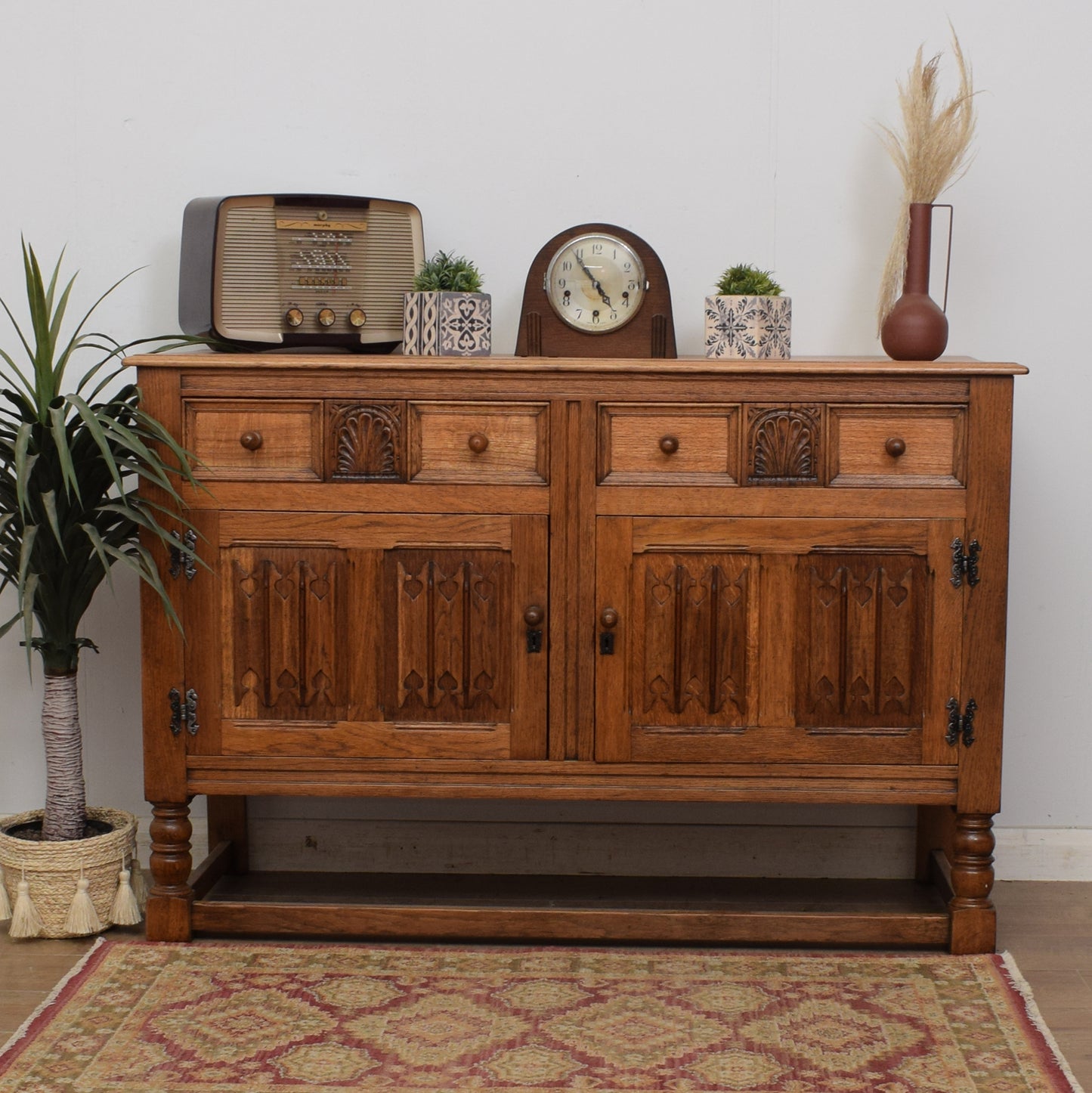 Restored Oak Sideboard