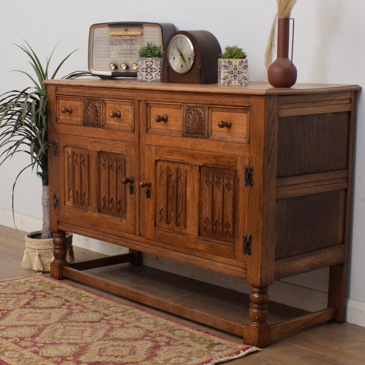 Restored Oak Sideboard