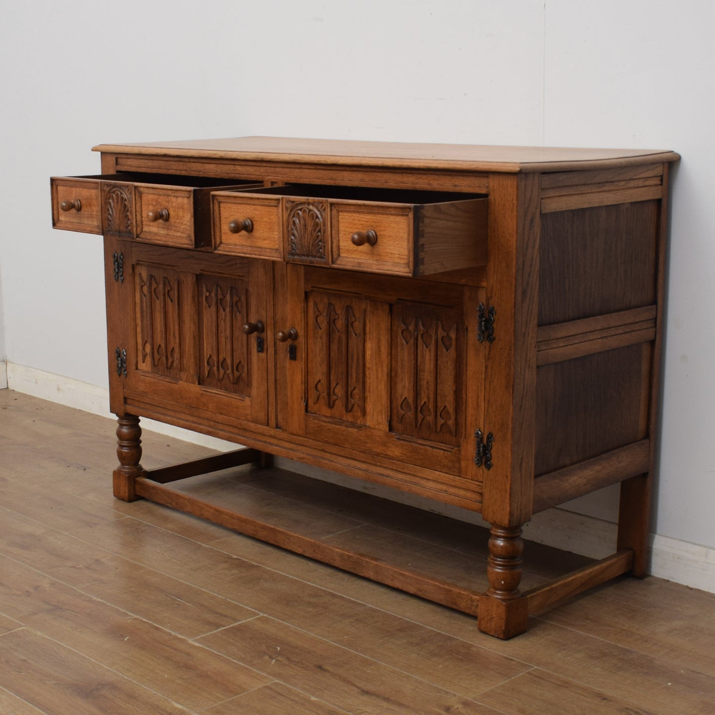 Restored Oak Sideboard