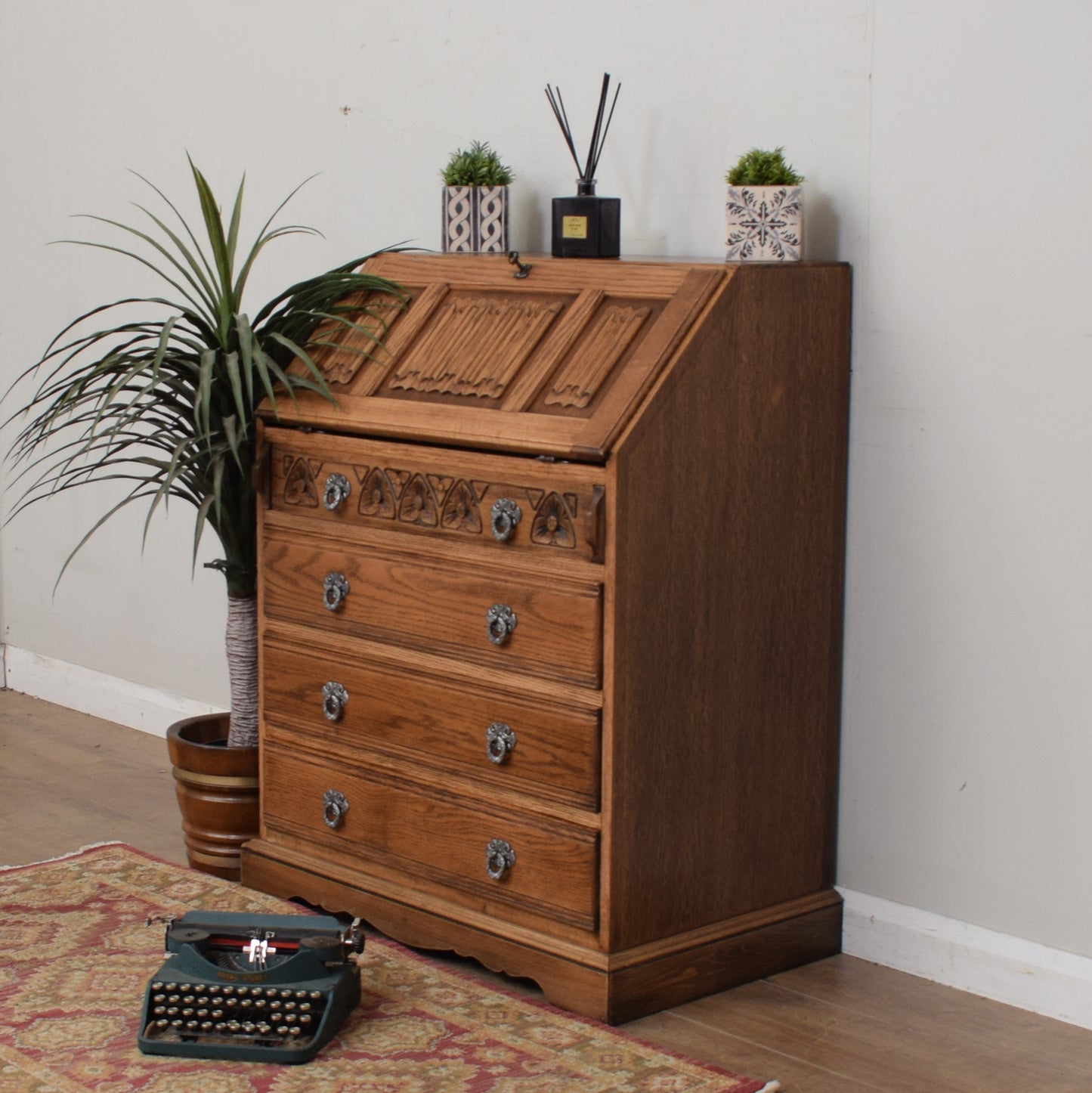 Restored Oak Bureau