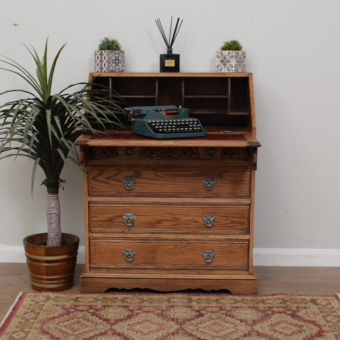 Restored Oak Bureau