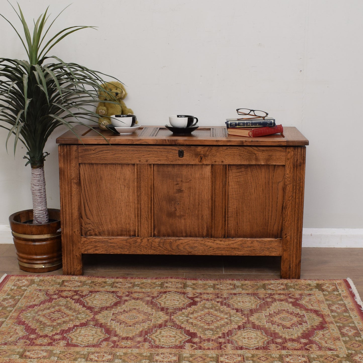 Restored Oak Blanket Box