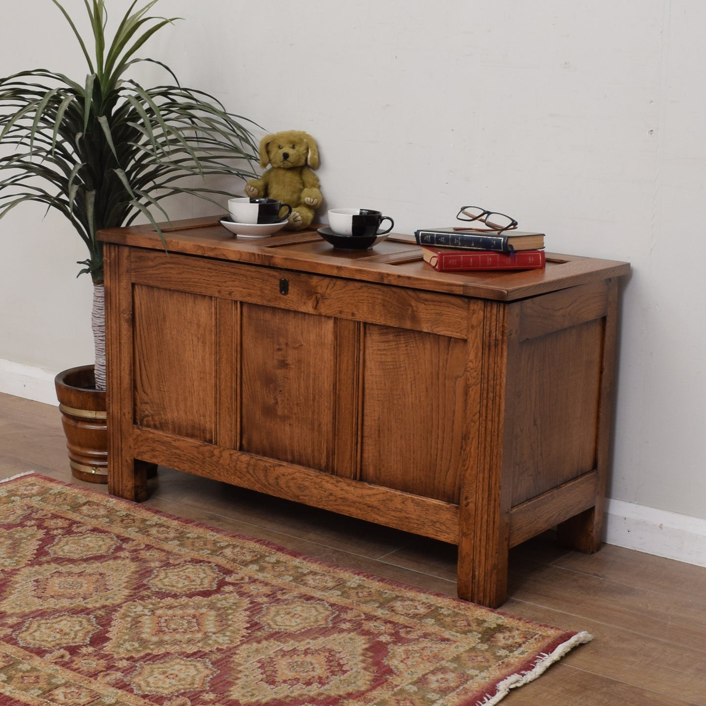 Restored Oak Blanket Box