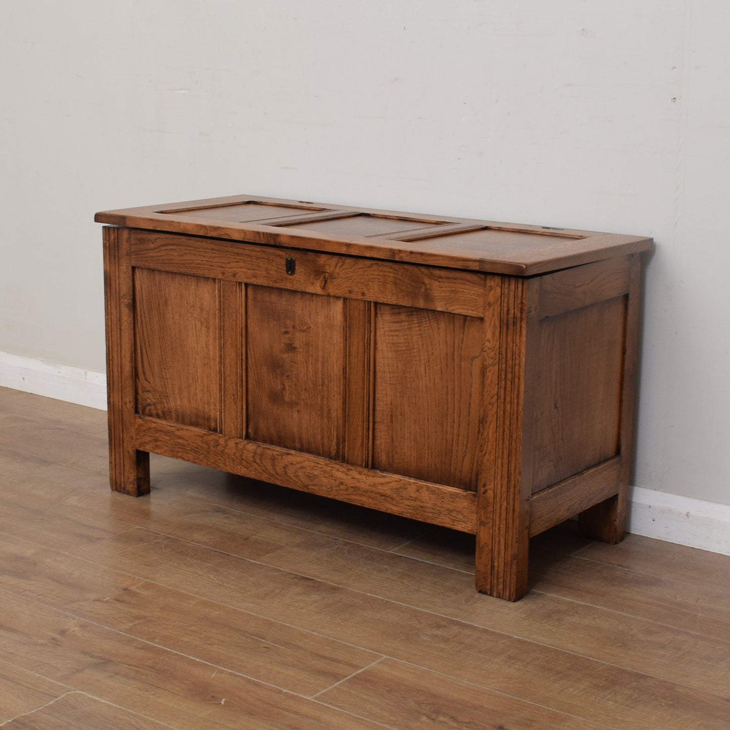 Restored Oak Blanket Box