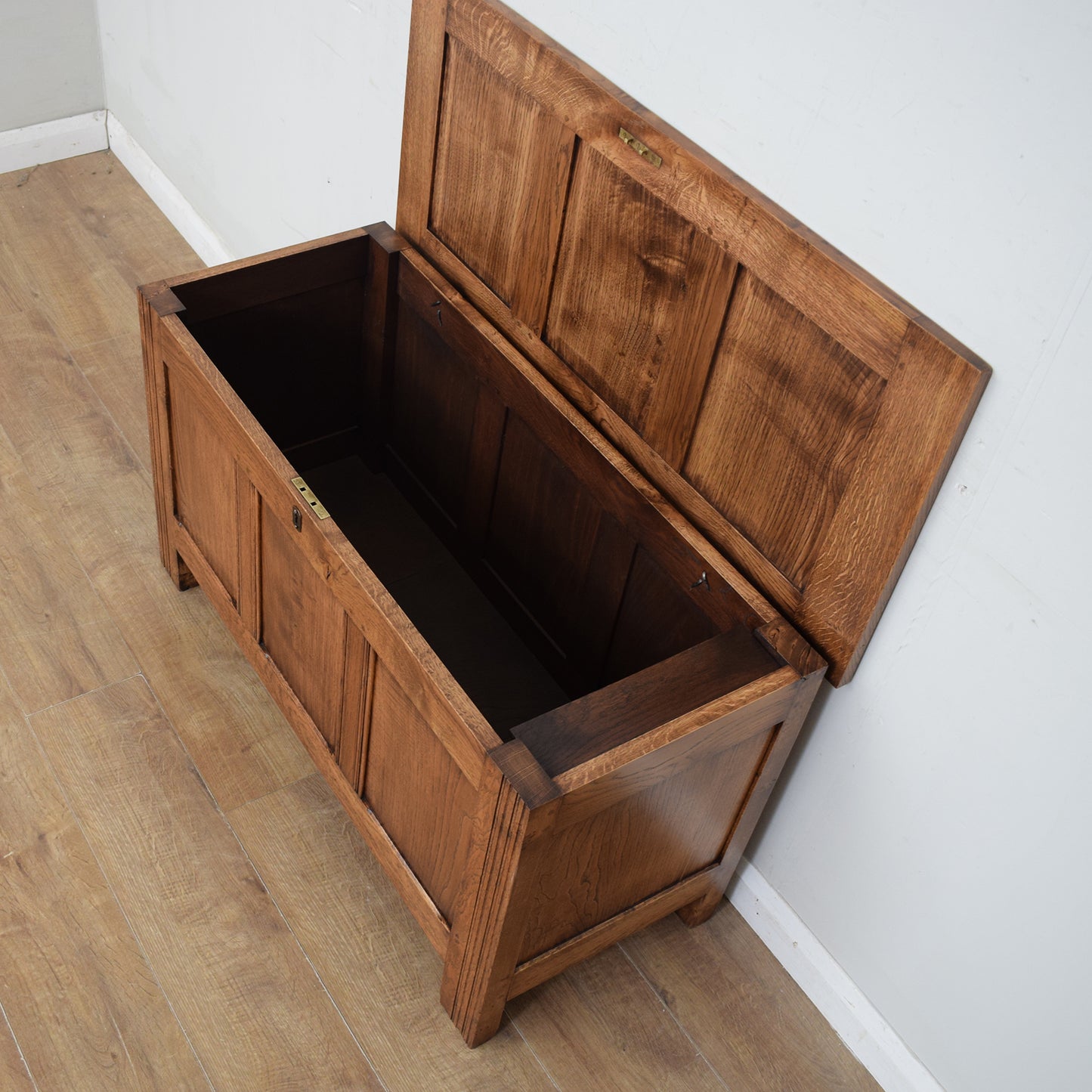 Restored Oak Blanket Box