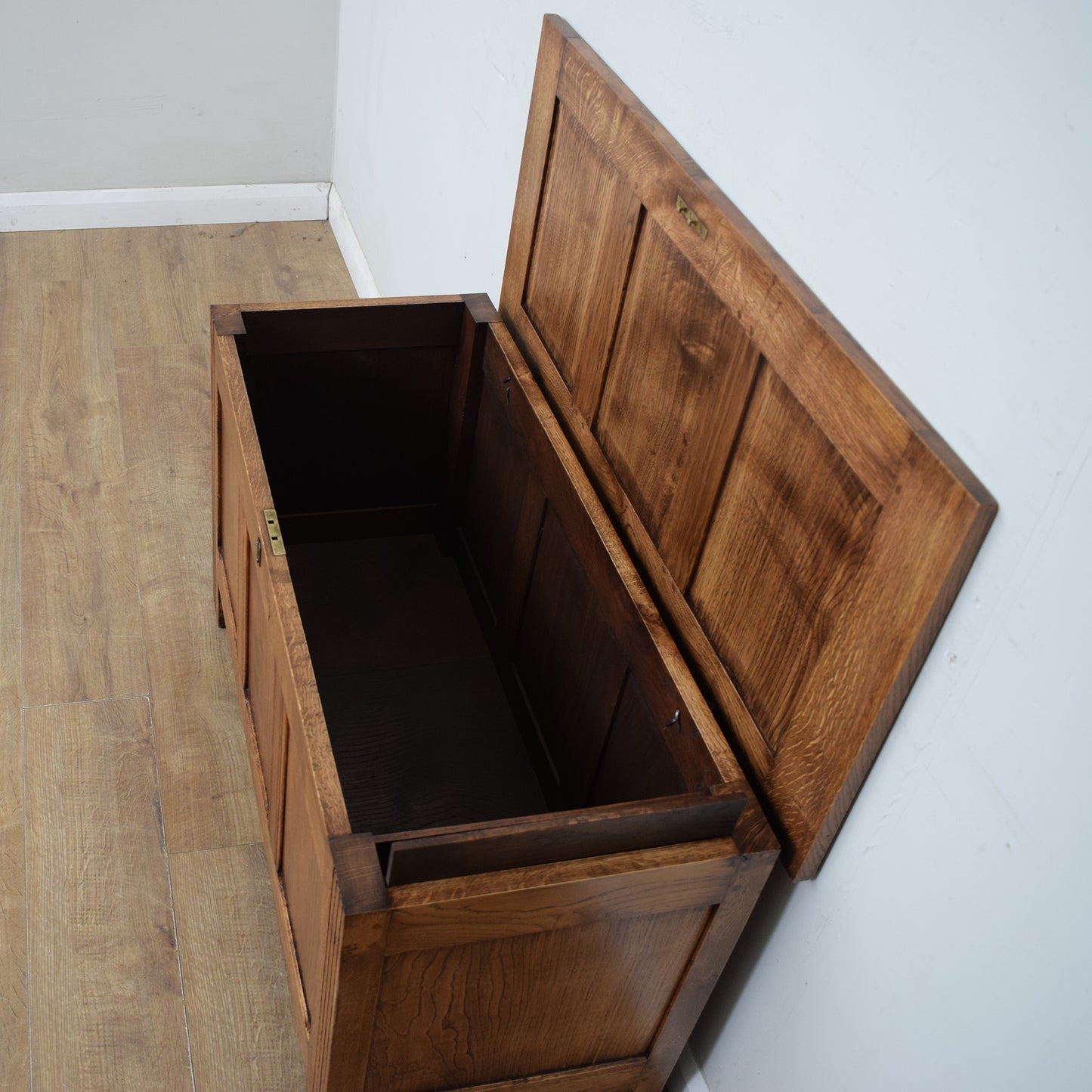 Restored Oak Blanket Box