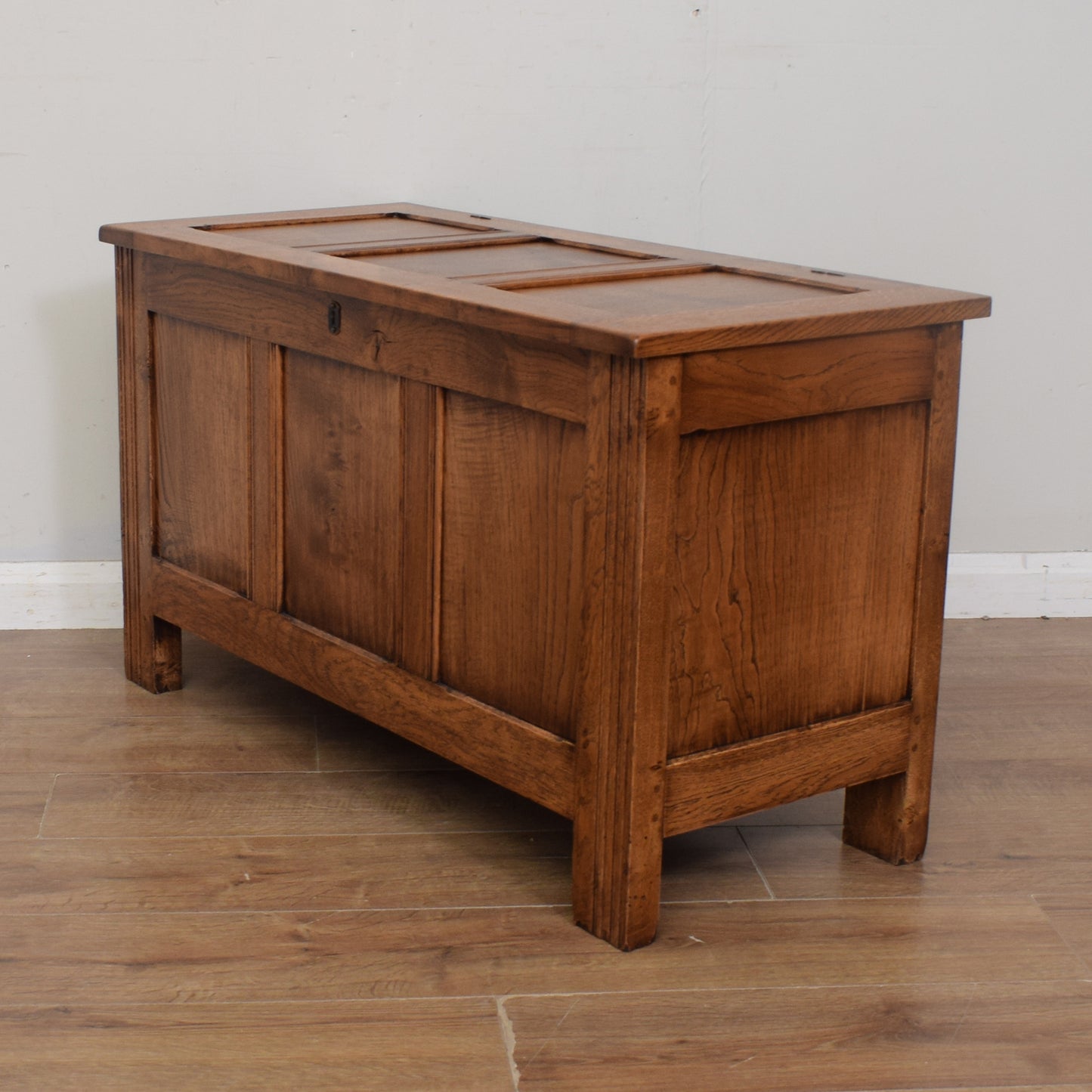 Restored Oak Blanket Box