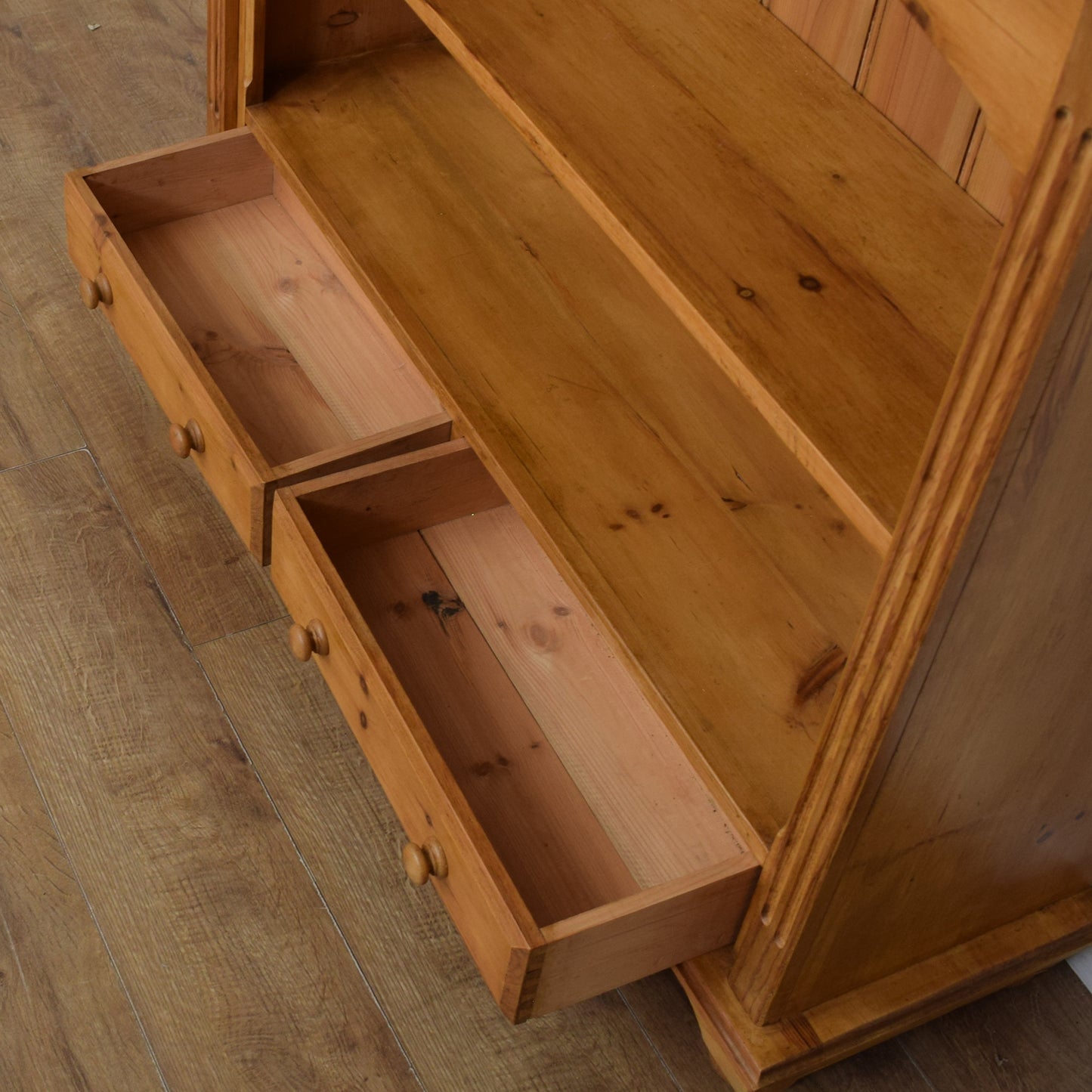 Restored Solid Pine Bookcase