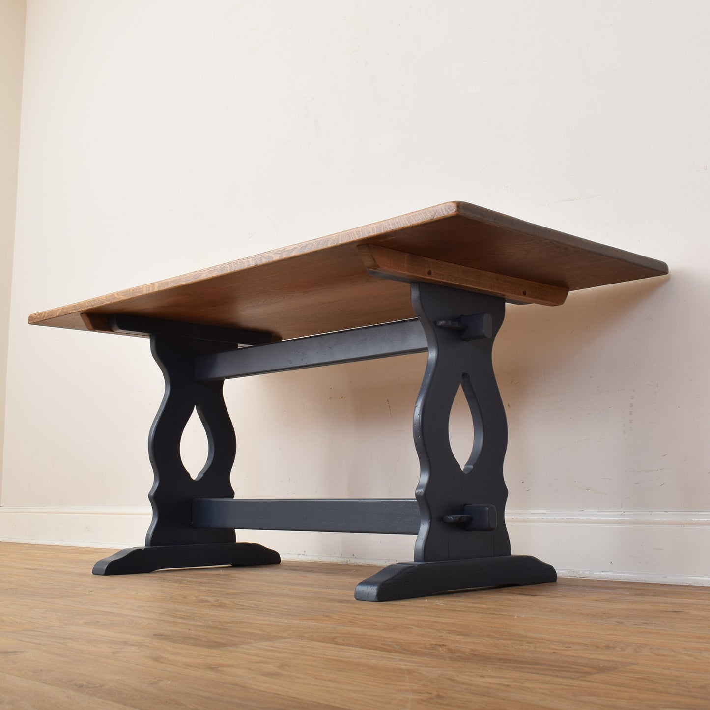 Painted Table And Four Chairs