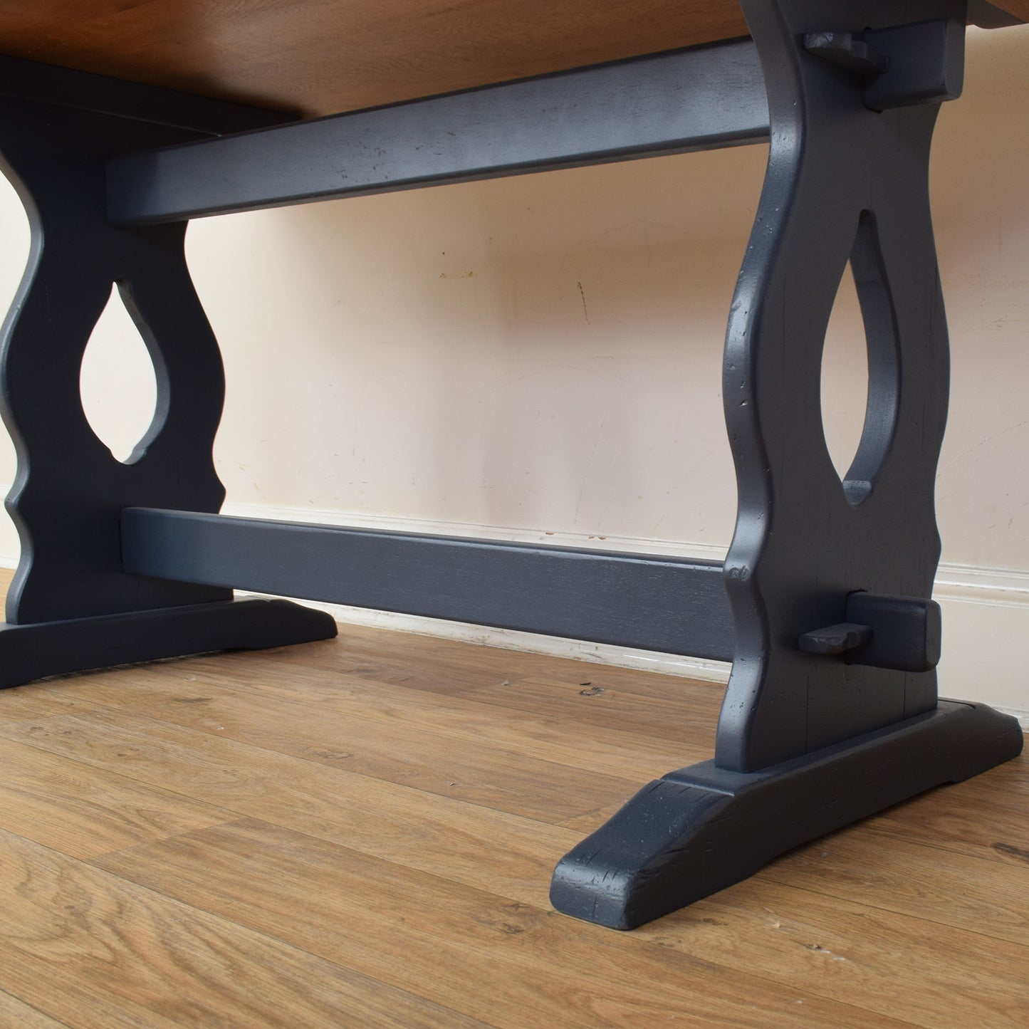 Painted Table And Four Chairs