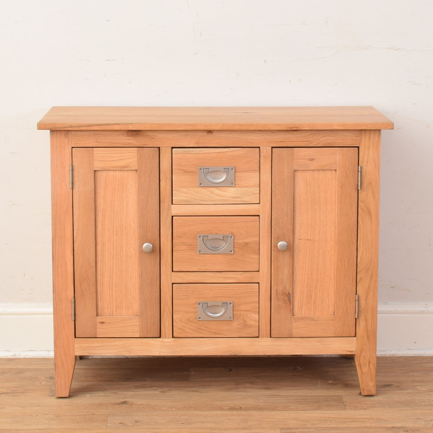 Small Modern Oak Sideboard
