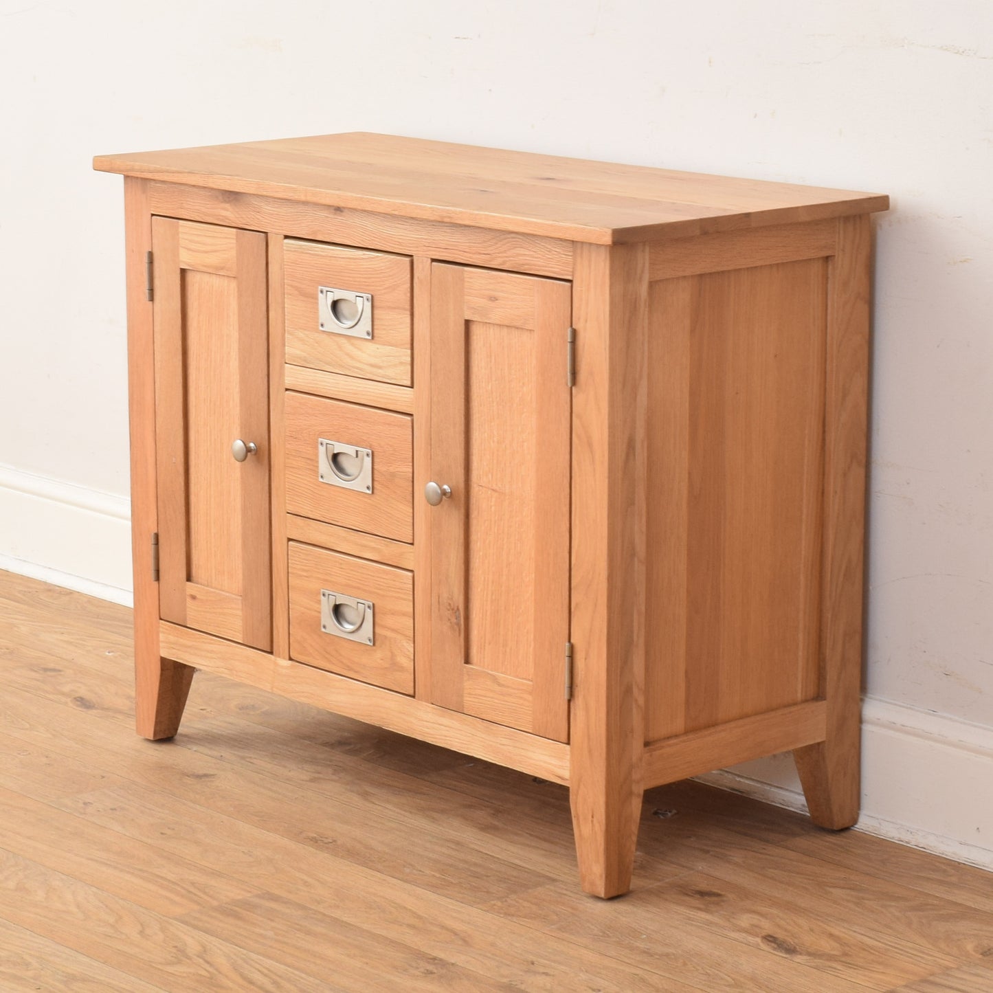 Small Modern Oak Sideboard