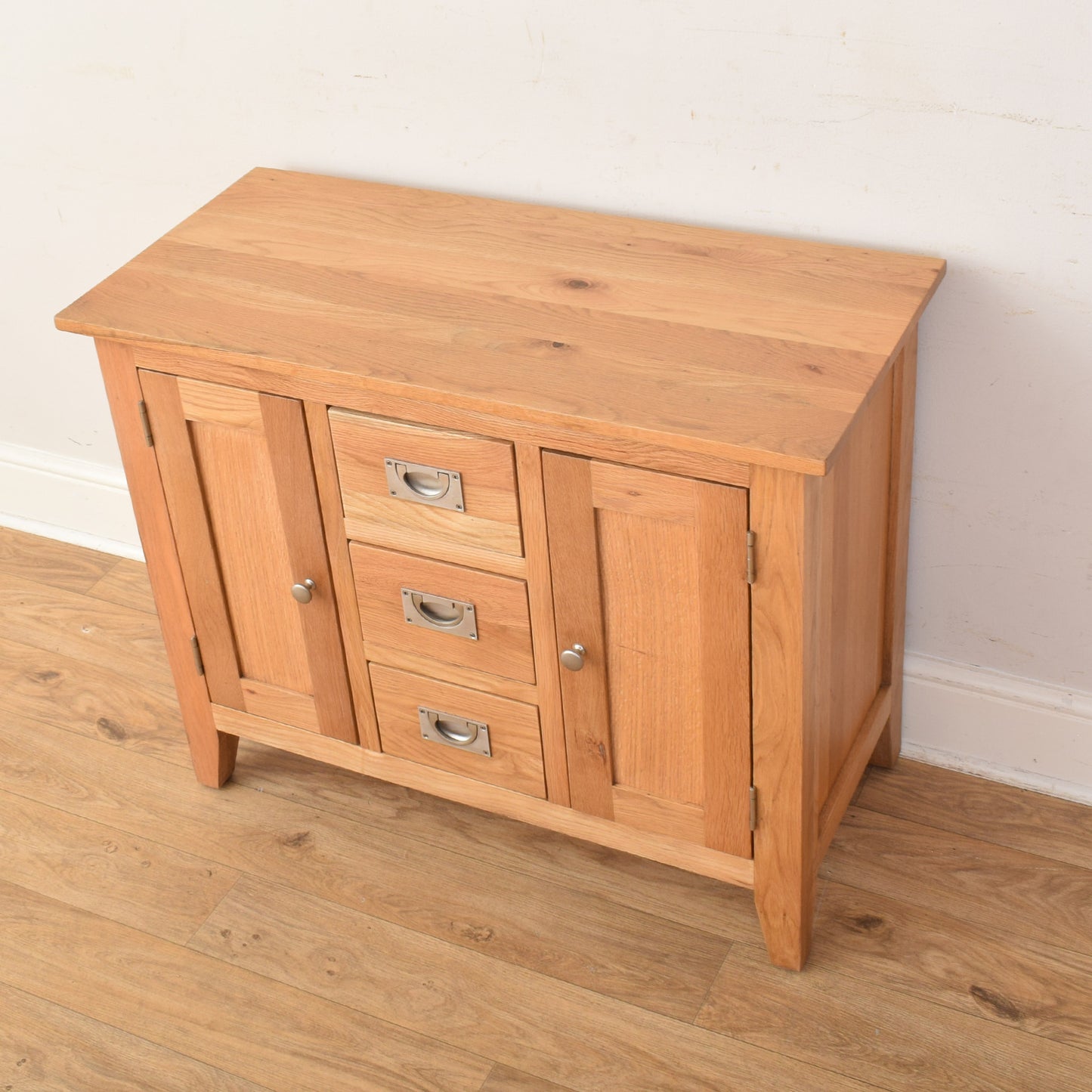 Small Modern Oak Sideboard