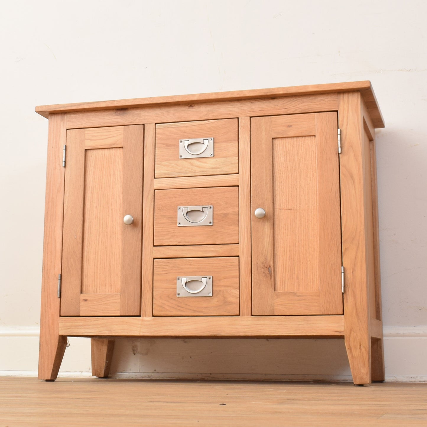 Small Modern Oak Sideboard