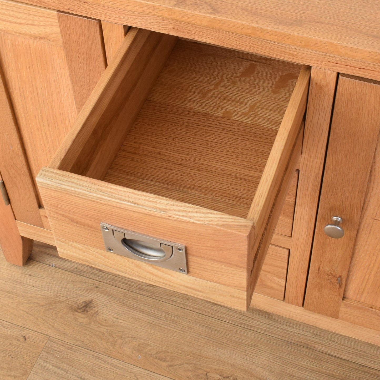 Small Modern Oak Sideboard