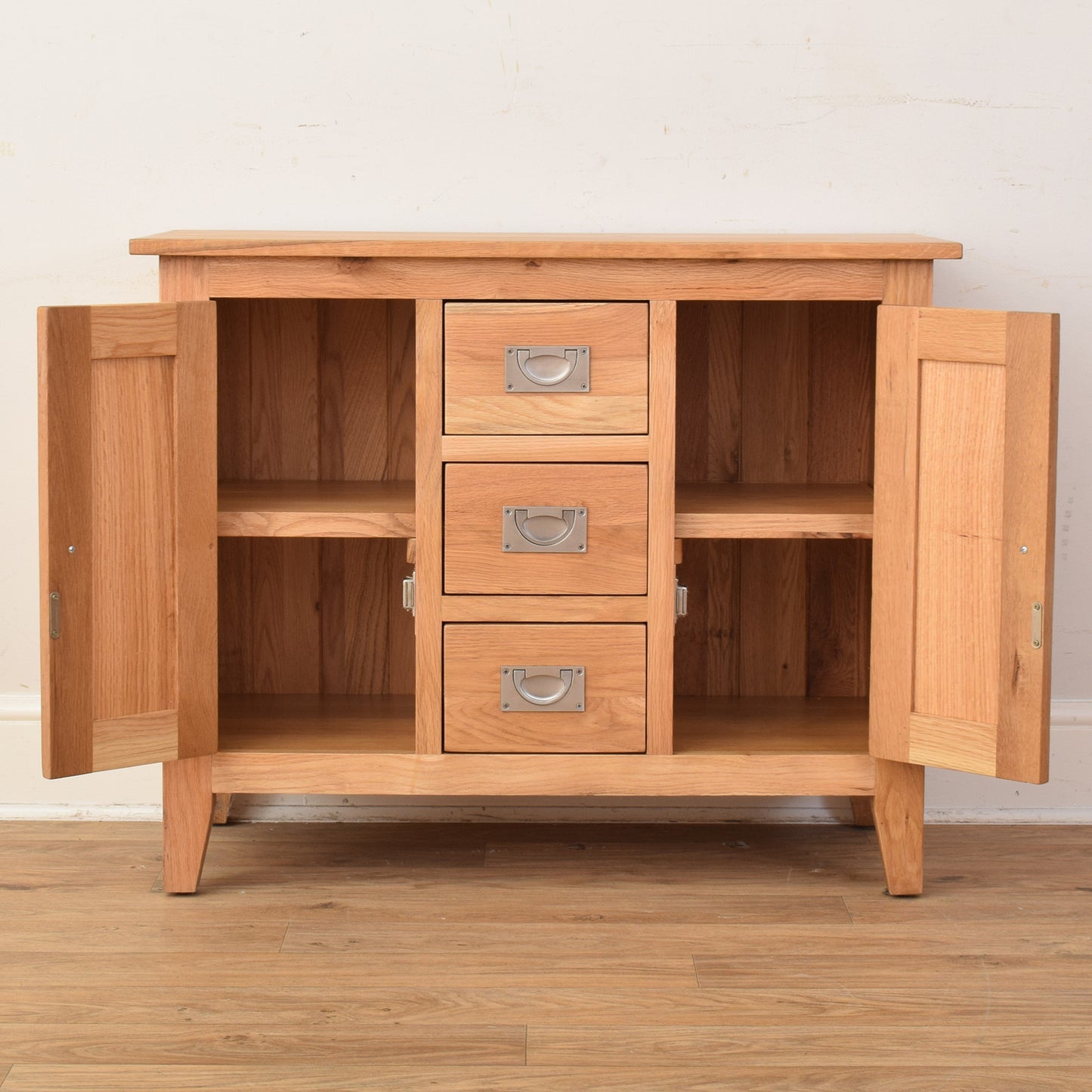 Small Modern Oak Sideboard