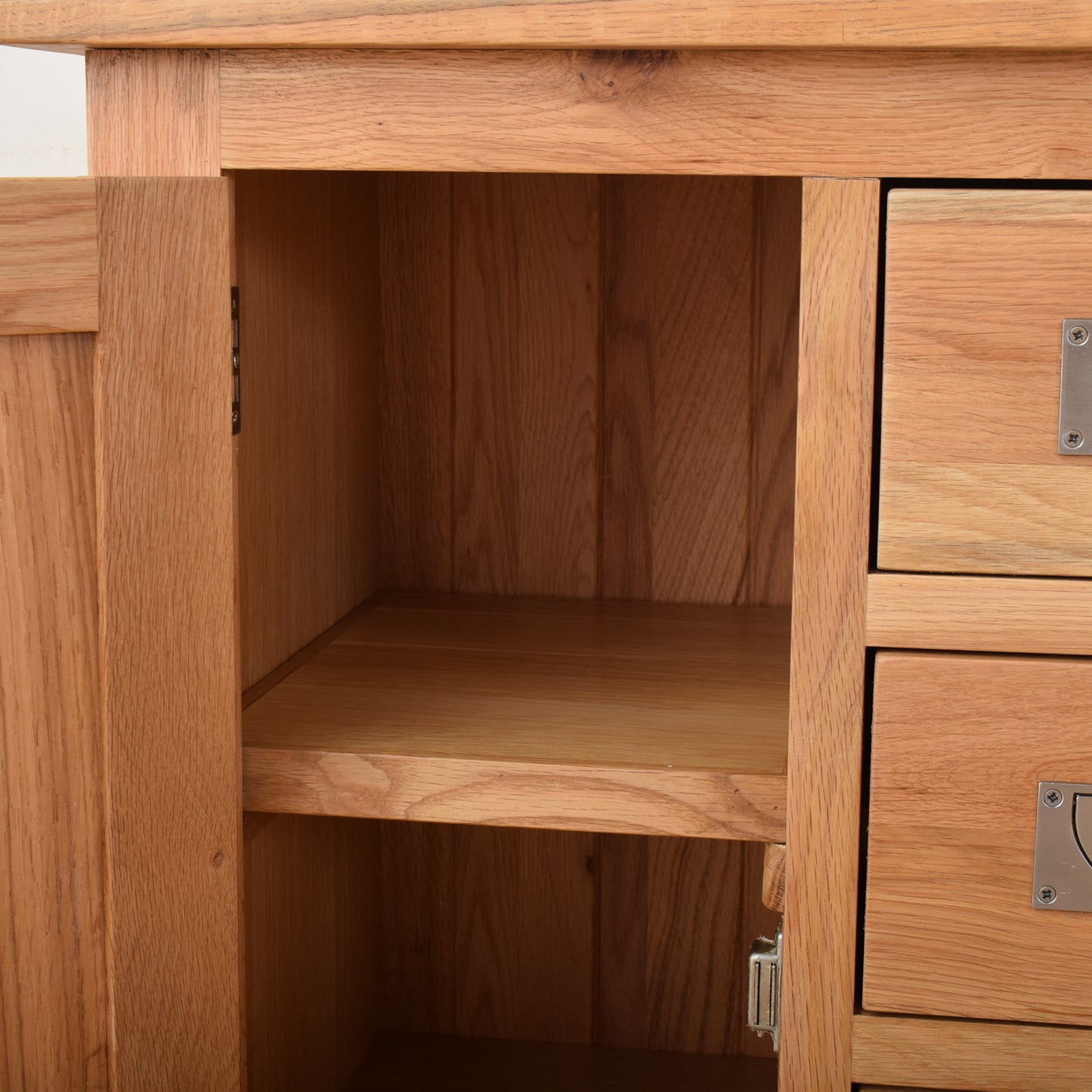 Small Modern Oak Sideboard