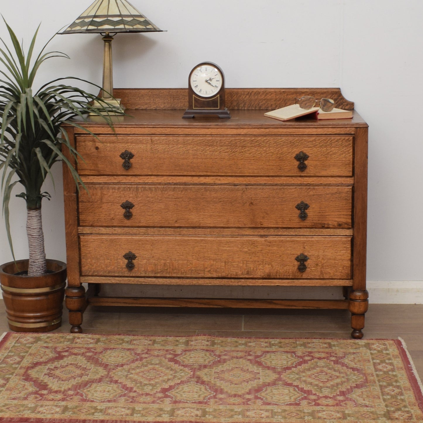 Restored Oak Chest of Drawers