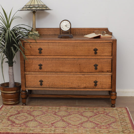Restored Oak Chest of Drawers