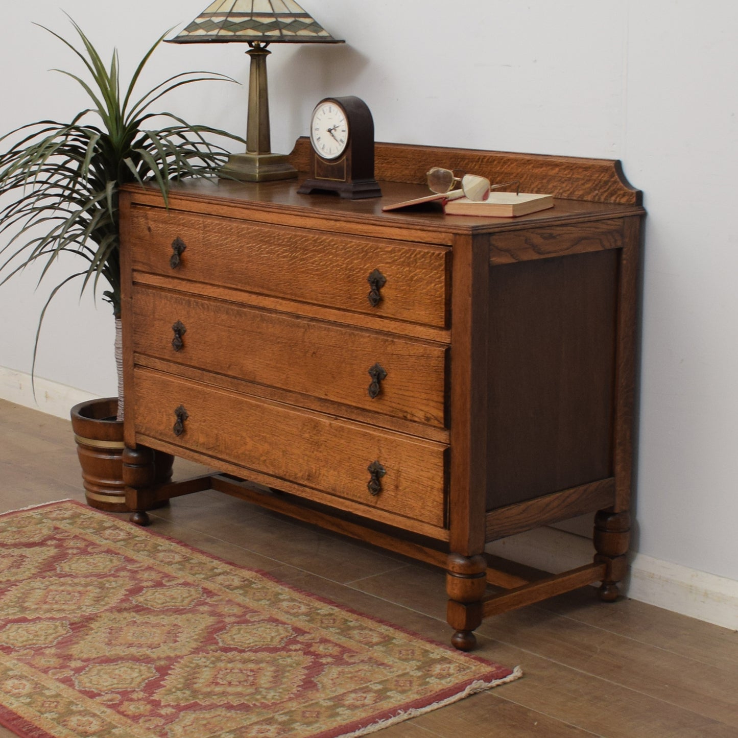 Restored Oak Chest of Drawers