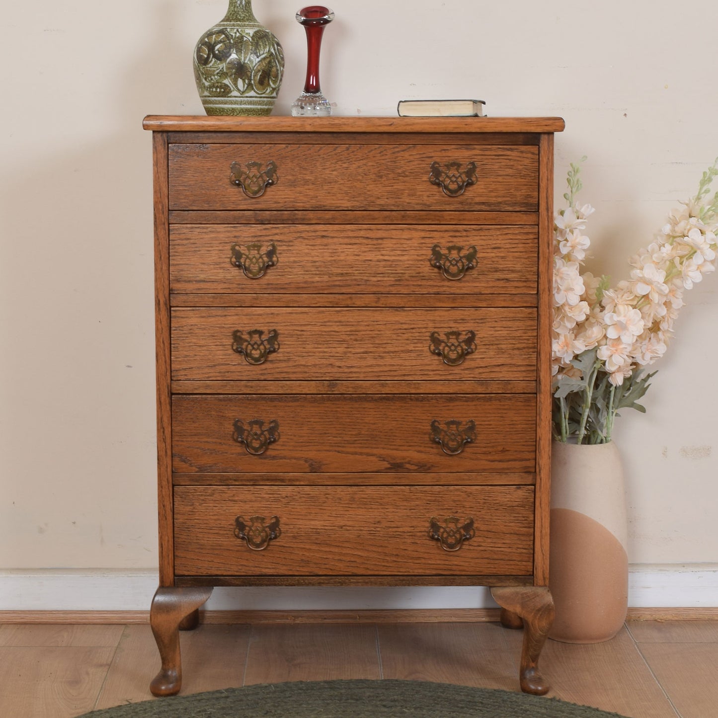 Small Oak Chest Of Drawers