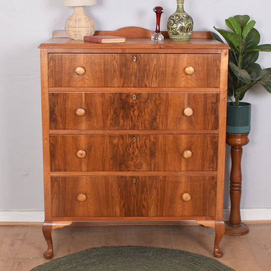 Walnut Chest of Drawers